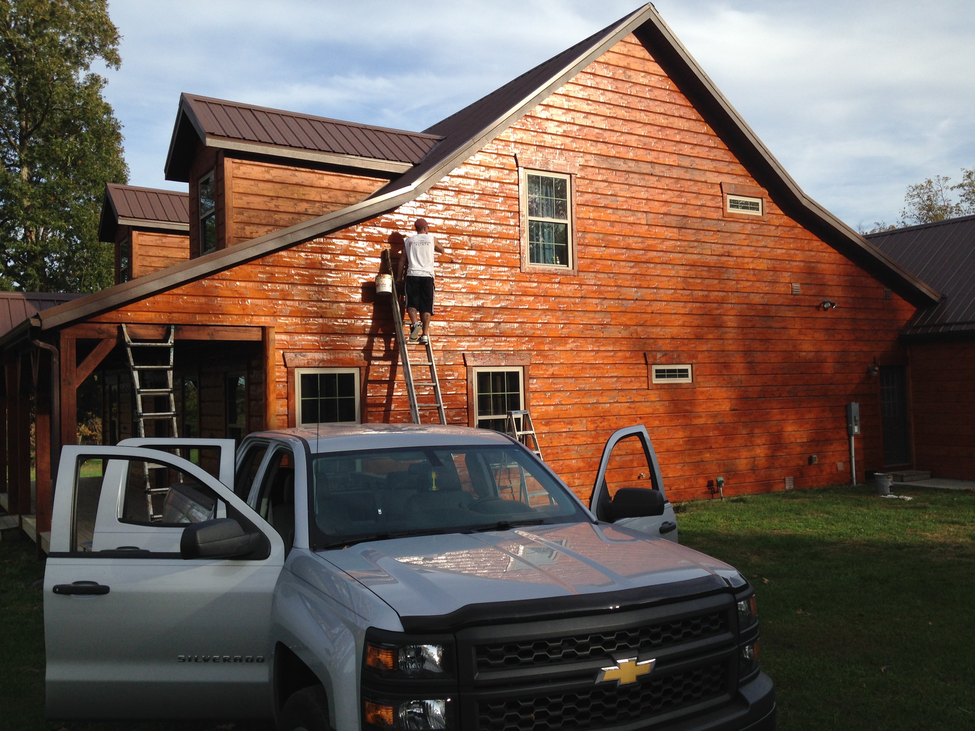 Painting crew working in Arvada, CO